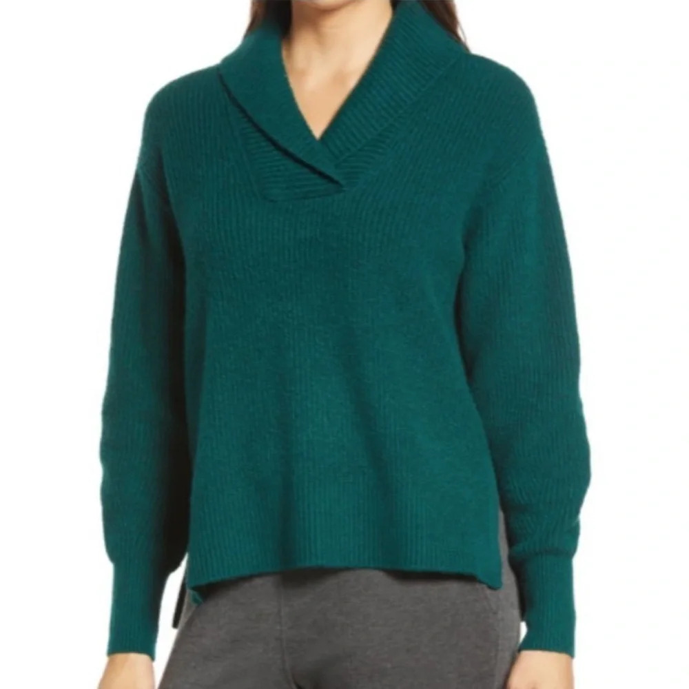 NWT L&G Shawl Collar Sweater